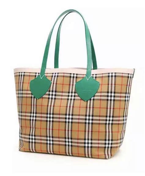 borsa shopping reversibile burberry
